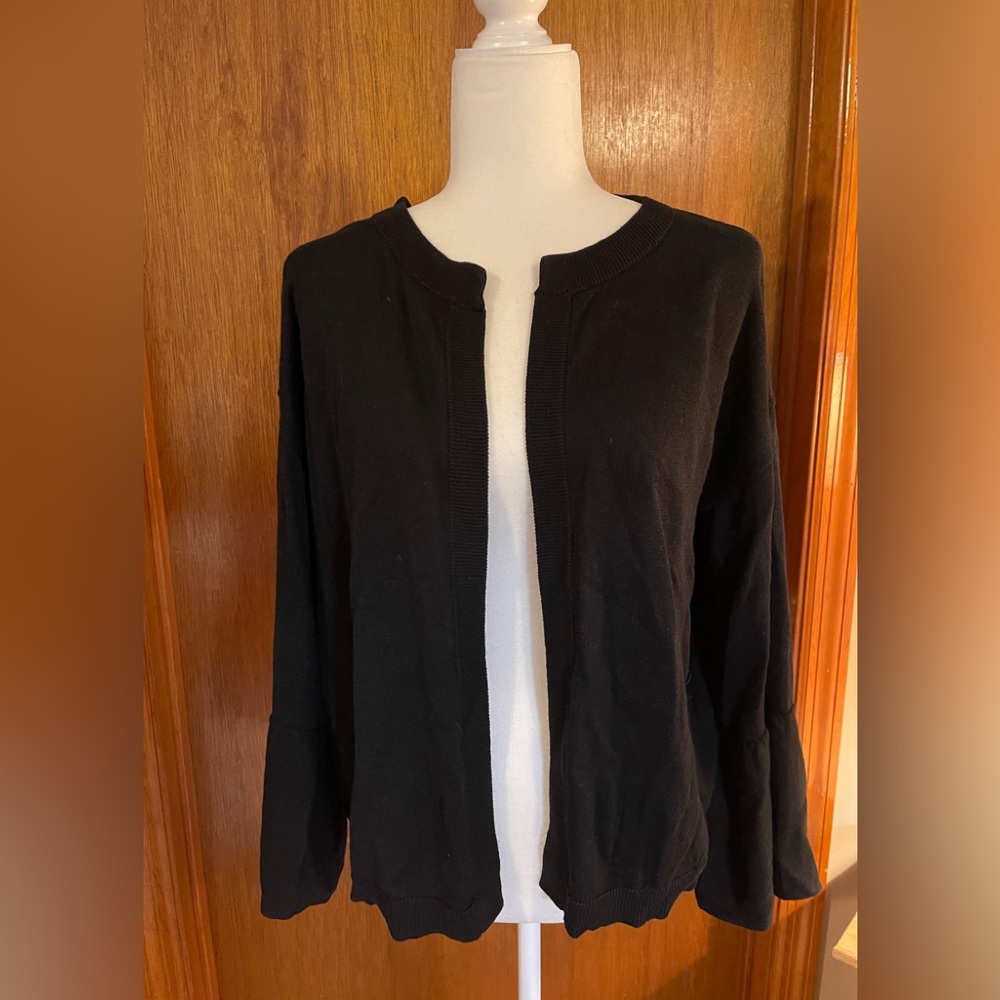 Loft Open Front Cardigan Half Sleeve